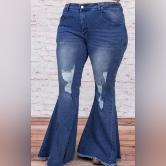Bell Bottom Jeans - Picture 1 of 6